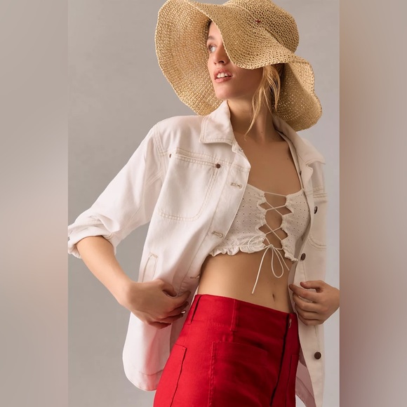 Pilcro Jackets & Blazers - Anthropologie Denim Shirt Jacket